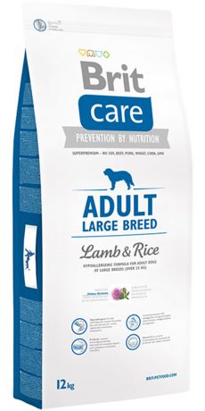Brit Care Adult Large Breed Lamb & Rice для взрослых собак крупных пород с ягненком и рисом (3 кг)