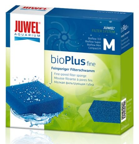 Наполнитель для фильтра Juwel Compact/bioflow 3.0/bioflow Super - губка тонкой очистки Juwel Bio Plus Fine (1 шт)