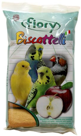 Fiory Biscottelli – Фиори бисквиты для декоративных птиц c яблоком (30 гр)