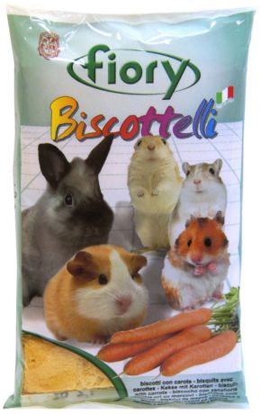 Fiory Biscottelli – Фиори бисквиты для грызунов с морковью (30 гр)