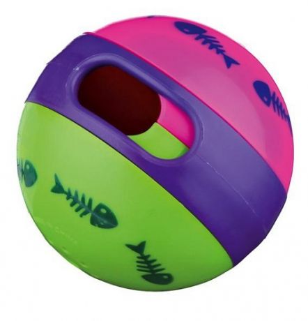 Trixie игрушка для кошек «Мяч для лакомств», 6 см (1 шт)