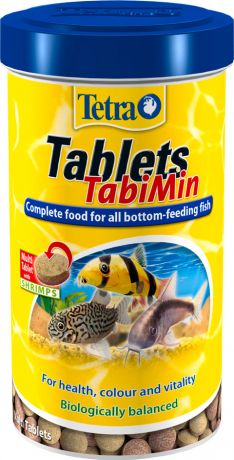 Tetra Tablets Tabimin – Тетра корм-таблетки для донных рыб (58 табл)