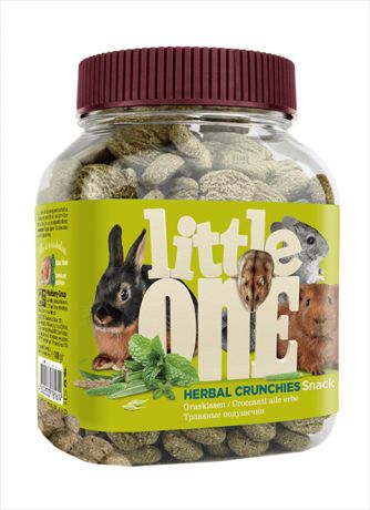 Little One Snack Herbal Crunchies лакомство для грызунов Травяные подушечки (90 гр)