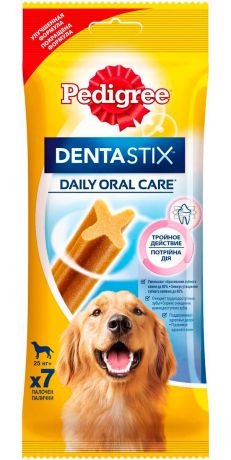 Лакомство Pedigree Denta Stix для собак средних и крупных пород для зубов (180 гр)