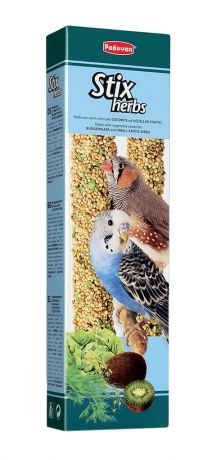 Padovan Stix Herbs Cocorite – Падован палочки-лакомство для волнистых попугаев и экзотических птиц с травами (80 гр)