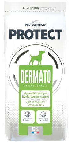 Flatazor Protect Dermato для взрослых собак всех пород при аллергии (12 кг)