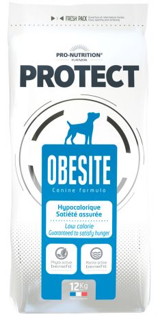 Flatazor Protect Obesite диетический для взрослых собак всех пород (12 кг)