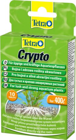 Tetra Crypto – Тетра удобрение для водных растений для правильного формирования корневой системы (10 таблеток)