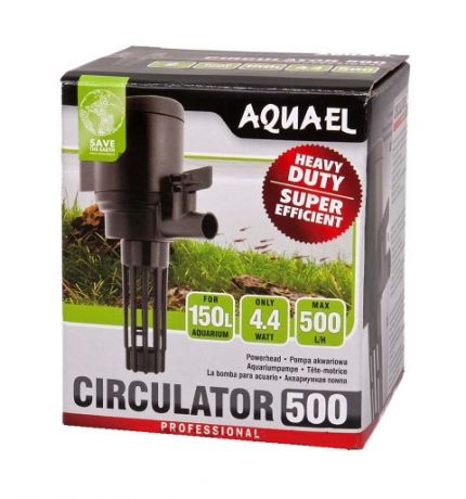 Помпа Aquael Circulator 500, 500 л/ч, для аквариумов объемом до 150 л (1 шт)