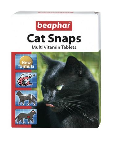 Лакомство Beaphar Cat Snaps для кошек витаминизированное (75 шт)