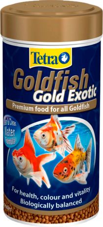 Tetra Goldfish Gold Exotic – Тетра основной корм для золотых рыбок (250 мл)