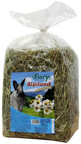 Fiory Fieno Alpiland Camomile – Фиори сено с альпийскими травами и ромашкой для грызунов и кроликов (500 гр)