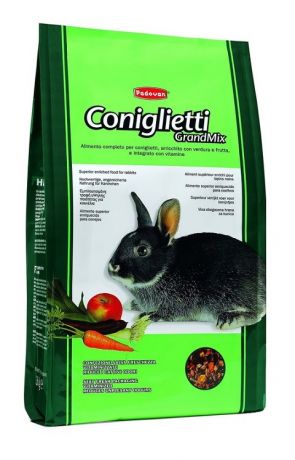 Padovan Grandmix Coniglietti — Падован корм для декоративных и карликовых кроликов (850 гр)