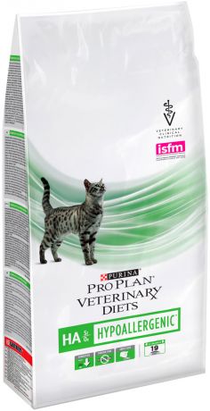 Purina Veterinary Diets Ha St/ox Hypoallergenic для кошек и котят при аллергии (1,3 кг)