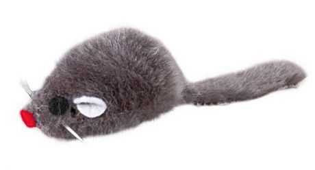 Trixie игрушка для кошек «Мышка серая», 5 см (1 шт)
