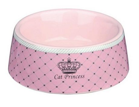 Trixie керамическая миска «cat Princess» (0,18 л)