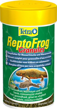 Tetra Repto Frog Granules – Тетра корм-гранулы для водных лягушек и тритонов (100 мл)