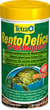 Tetra Fauna Reptodelica Grasshoppers – Тетра корм для водных черепах Кузнечики (250 мл)