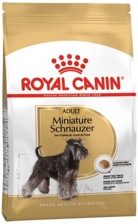 Royal Canin Miniature Schnauzer Adult для взрослых собак миниатюрный шнауцер (7,5 кг)