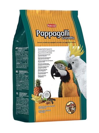 Padovan Grandmix Pappagalli – Падован корм для крупных попугаев (2 кг)
