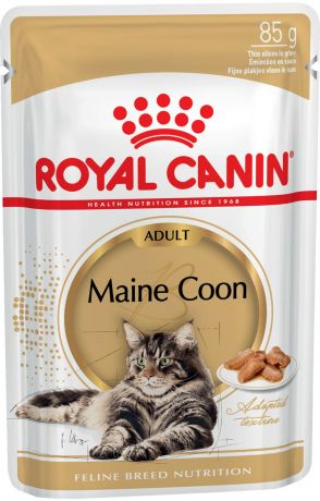 Royal Canin Maine Coon Adult для взрослых кошек мэйн кун в соусе 85 гр (85 гр)