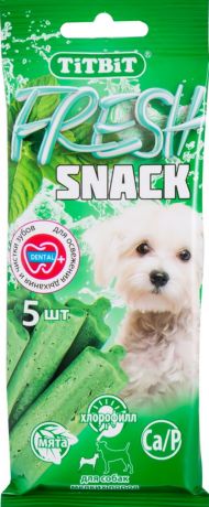 Лакомство Tit Bit Fresh Snack для собак маленьких пород жевательные снеки для зубов (5 шт) (1 шт)