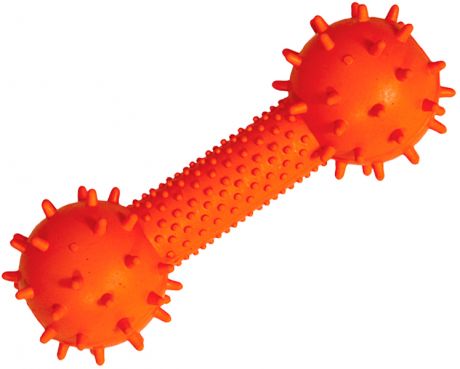 Triol игрушка для собак «Гантель шипованная с колокольчиком», 14 см (1 шт)