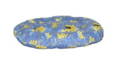 Лежак для собак «эксклюзив» пуховый № 4, синий, 89 х 57 см (1 шт)