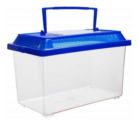 Переноска-аквариум с пластиковой крышкой, 21 х 13,5 х 14 см, Barbus, Box 004 (1 шт)