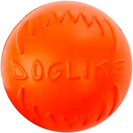 Мяч для собак средний Doglike оранжевый (1 шт)