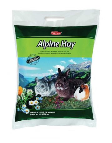 Padovan Alpine Hay сено с альпийскими травами для грызунов и кроликов (700 гр)