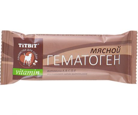 Лакомство Tit Bit Vitamin для собак гематоген мясной (1 шт)