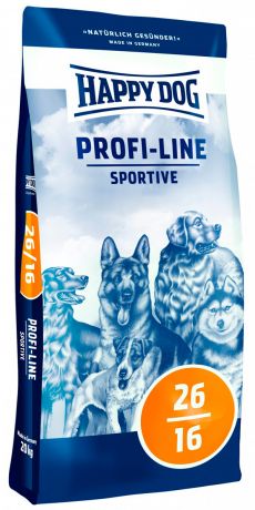 Happy Dog Profi-line Sportive 26/16 для активных взрослых собак всех пород (20 кг)
