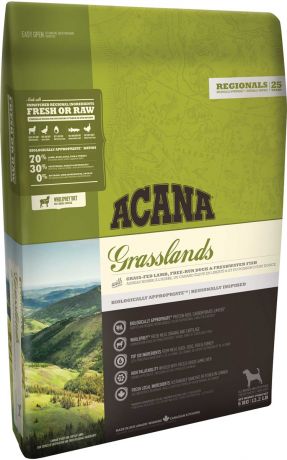 Acana Regionals Grasslands Dog беззерновой для собак и щенков всех пород с ягненком (0,34 кг)