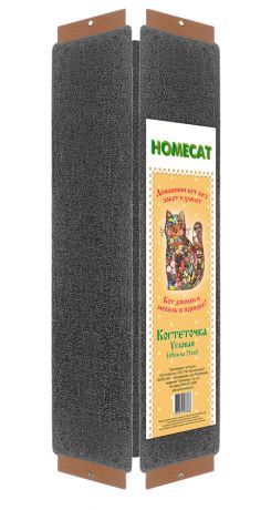 Homecat когтеточка угловая с кошачьей мятой 65 х 25 см (1 шт)