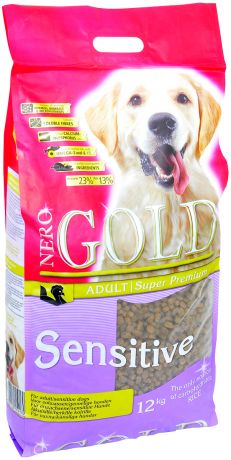 Nero Gold Dog Adult Sensitive Turkey для взрослых собак всех пород при аллергии с индейкой и рисом (18 кг)