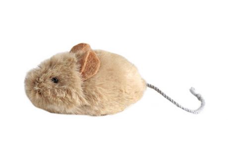 Игрушка для кошек Мышка со звуковым чипом 13 см GiGwi (1 шт)