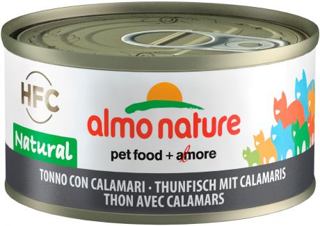 Almo Nature Cat Legend Hfc для взрослых кошек с тунцом и кальмарами 70 гр (70 гр)