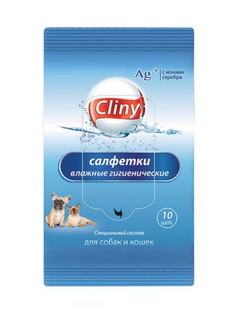 Cliny – Клини влажные салфетки для животных (10 шт)