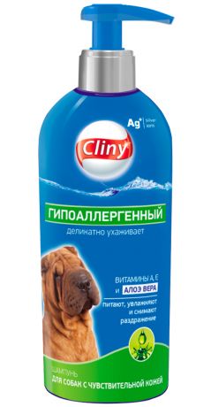 Cliny Гипоаллергенный шампунь для собак гипоалергенный (300 мл)