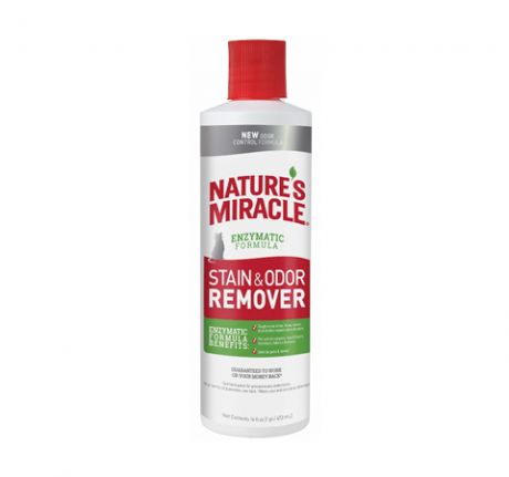 8 In 1 Nature’s Miracle S&o Remover универсальный уничтожитель пятен и запахов для кошек (473 мл)
