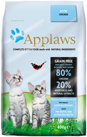 Applaws Kitten Chicken Grainfree беззерновой для котят с курицей и овощами (0,4 кг)