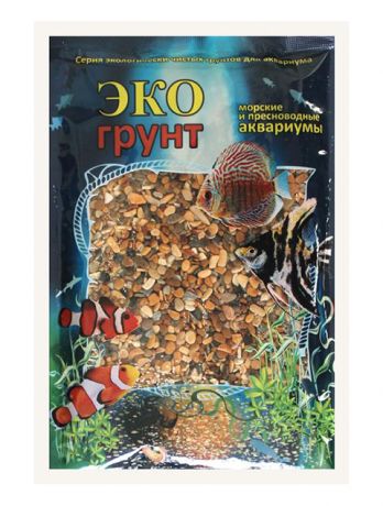 Грунт для аквариума Каспий галька №1, 2 - 4 мм ЭКОгрунт (1 кг)