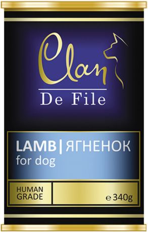 Clan De File монобелковые для взрослых собак с ягненком (100 гр)