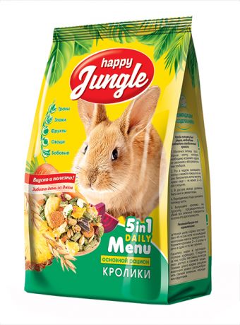 Happy Jungle для кроликов (900 гр)