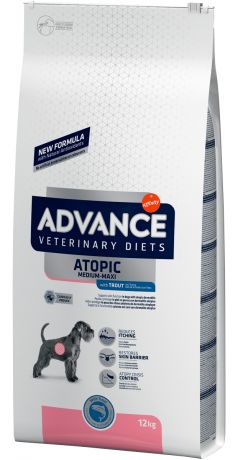 Advance Veterinary Diets Atopic Care для взрослых собак при дерматозах и аллергии (12 кг)