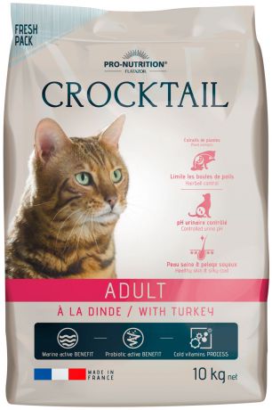 Flatazor Crocktail Adult Turkey для взрослых кошек с индейкой (2 кг)