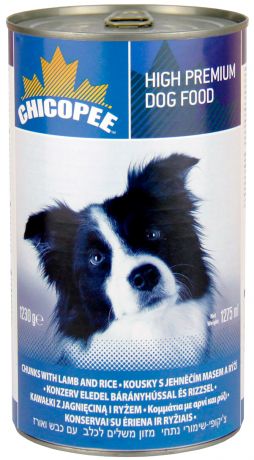Chicopee Dog для взрослых собак с ягненком и рисом (1230 гр)