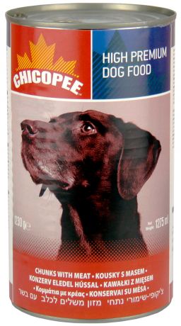 Chicopee Dog для взрослых собак с говядиной (1230 гр)