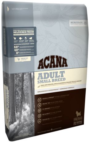 Acana Adult Small Breed для взрослых собак маленьких пород (2 + 2 кг)
